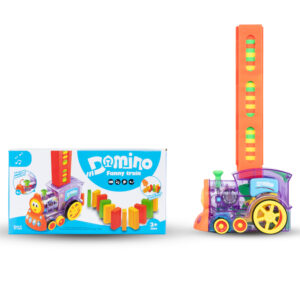 Domino Train Automatic Domino Laying Toy – Colorful Chain Reaction Engine