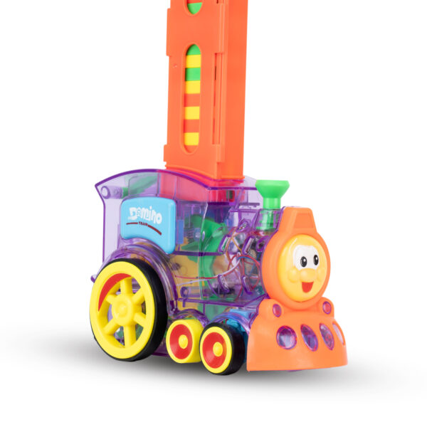 Domino Train Automatic Domino Laying Toy – Colorful Chain Reaction Engine
