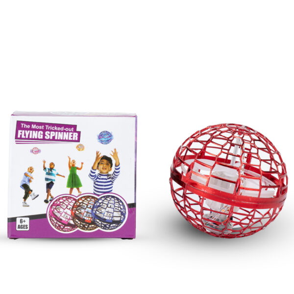 HoverSphere LED Flying Ball – Hand-Controlled Motion Drone Toy
