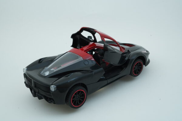 K1 Super Car Black Die-Cast Model with Scissor Doors