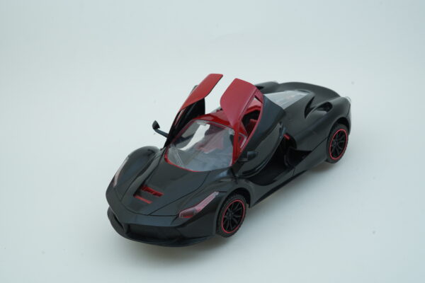 K1 Super Car Black Die-Cast Model with Scissor Doors