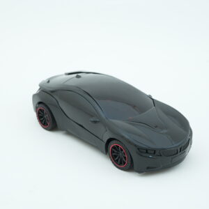 6328-4 Battery Operated 3D Lights Famous Remote Control High Speed Racing Car Toy for Kids, |Black Color| Power Source: 3xAA Battery in Car & 2xAA Battery in Remote Controller (Not Included)